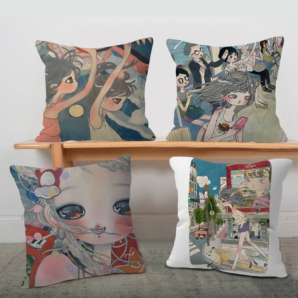 Aya Home Textiles - غطاء وسادة A-Aya Takano للسيارة والأريكة،