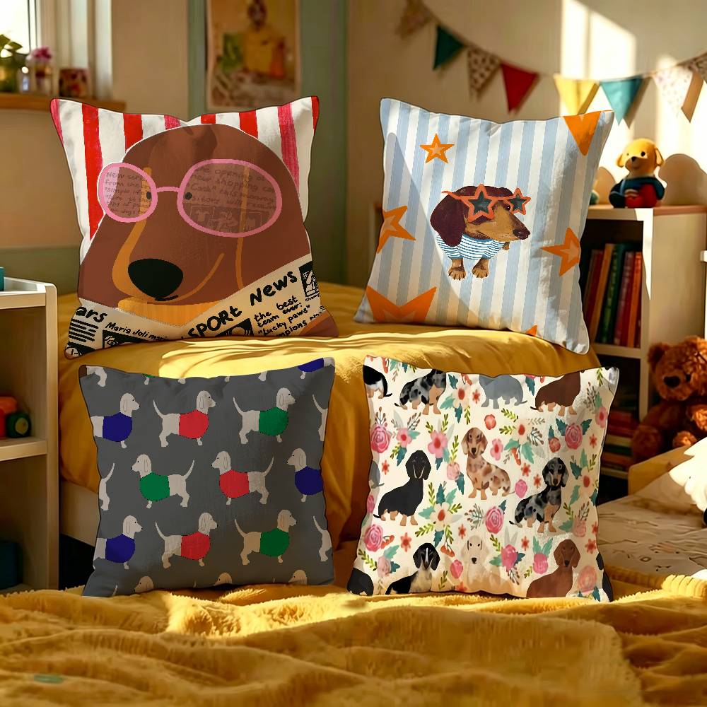 Home Textiles And Furnishing - غطاء وسادة لطيف على شكل كلب