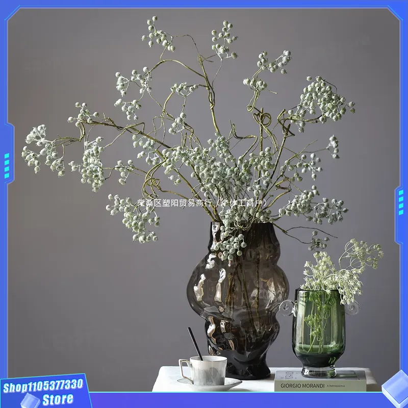 Home Textiles And Furnishing - مزهرية كبيرة على طراز وابي سابي