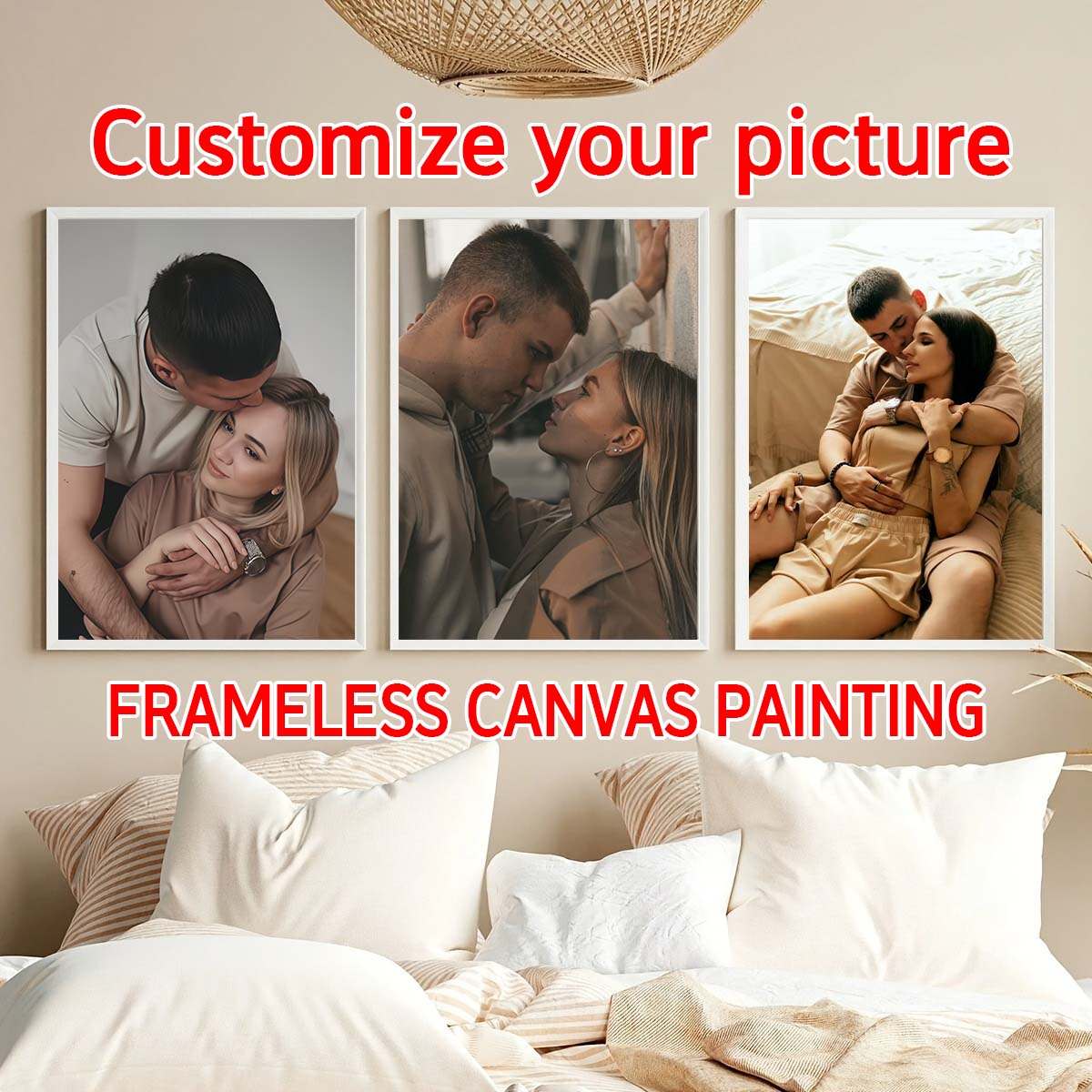 Home Textiles & Decorations - لوحة ثلاثية الأبعاد - صورة مخصصة