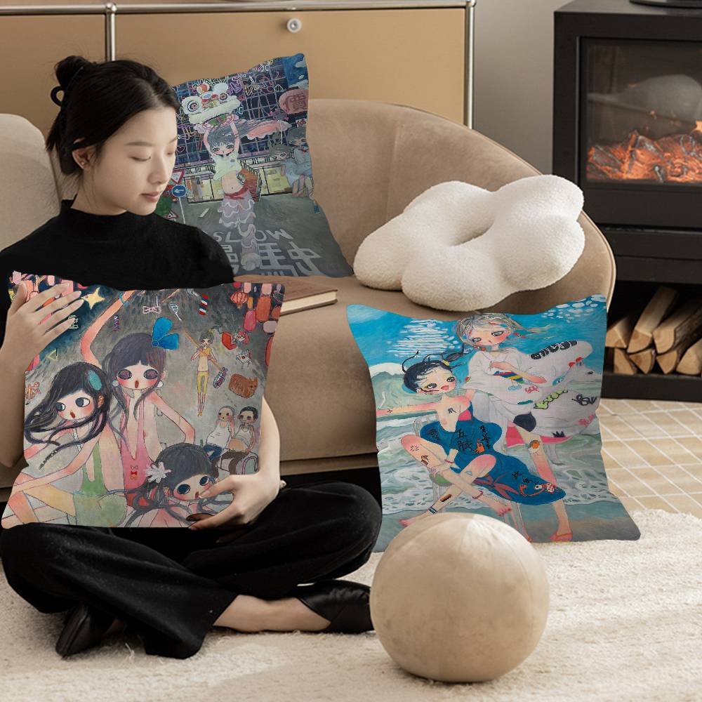 Aya Home Textiles - غطاء وسادة بتصميم كرتوني لشخصية آيا