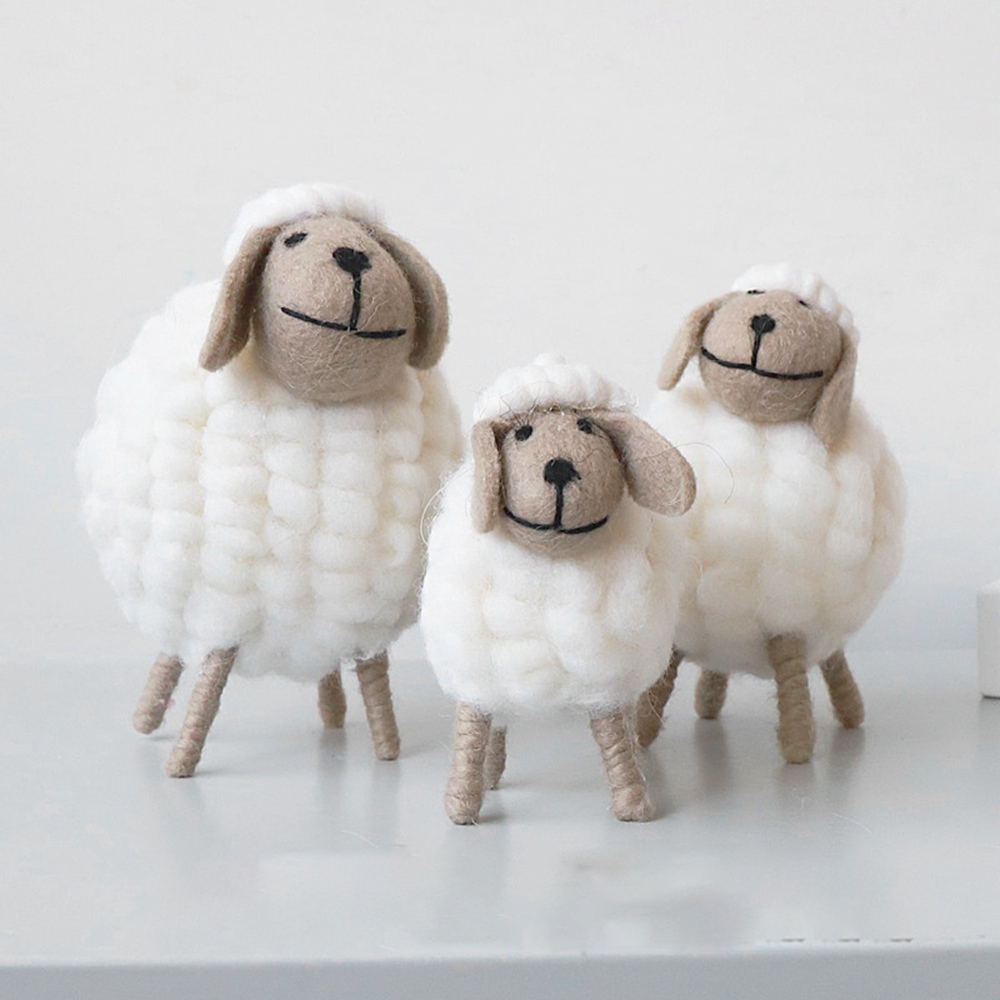 Home Textiles And Furnishing - مهرجان لامب عيد ميلاد الصوف ورأى
