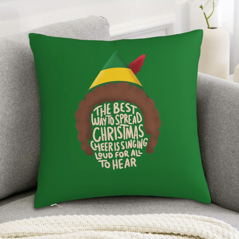 Pillow Insert 18X18 - غطاء وسادة عيد الميلاد بتصميم قزم