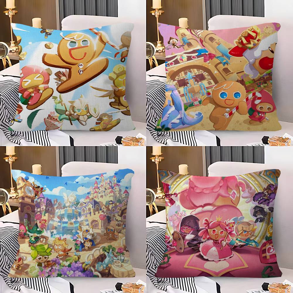 Home Textiles And Furnishing - غطاء وسادة لعبة C-Cookie Run K-ingdom،
