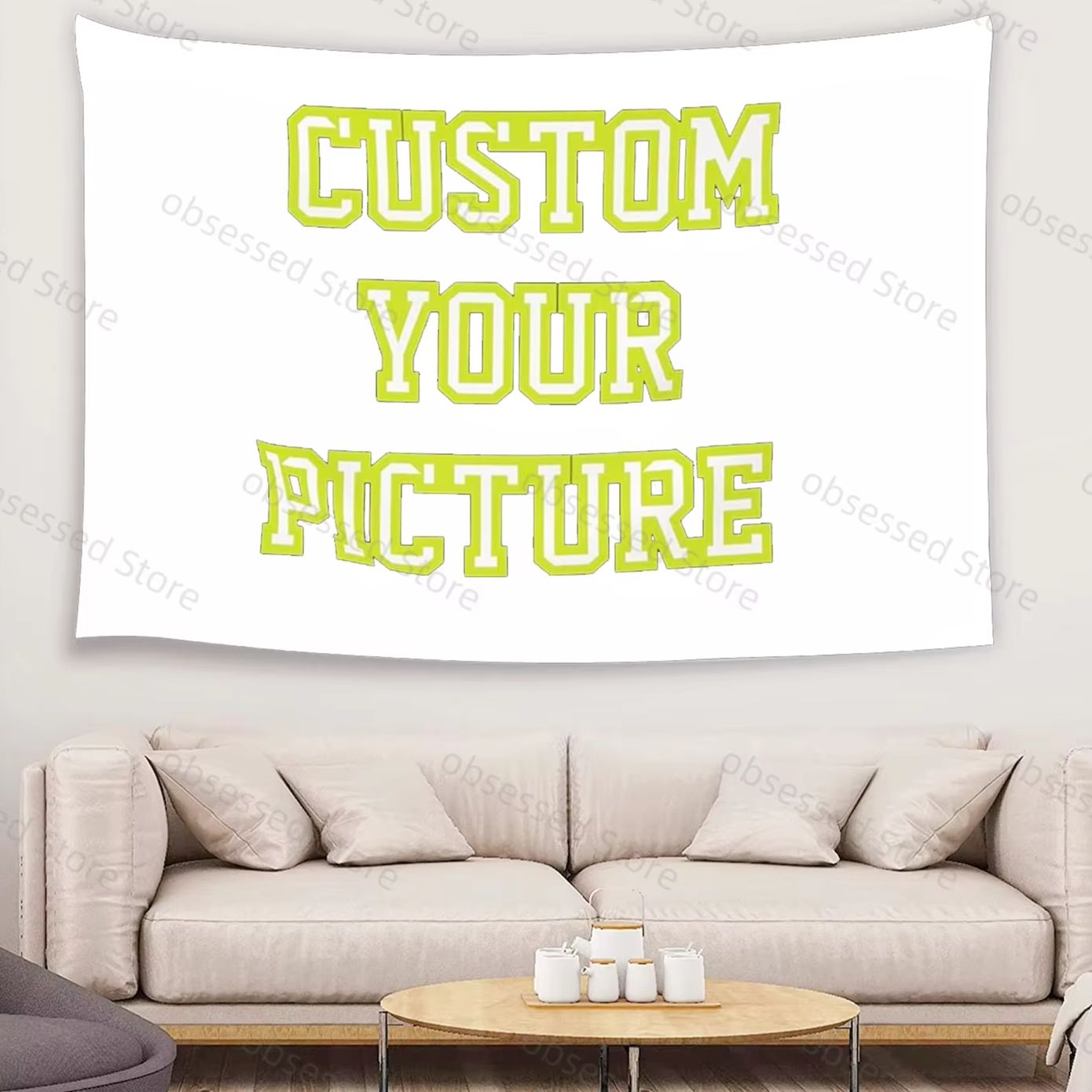 طباعة نسيج مخصص لصورك، زينة جد - مراجعة Home Textiles & Decorations وسعره