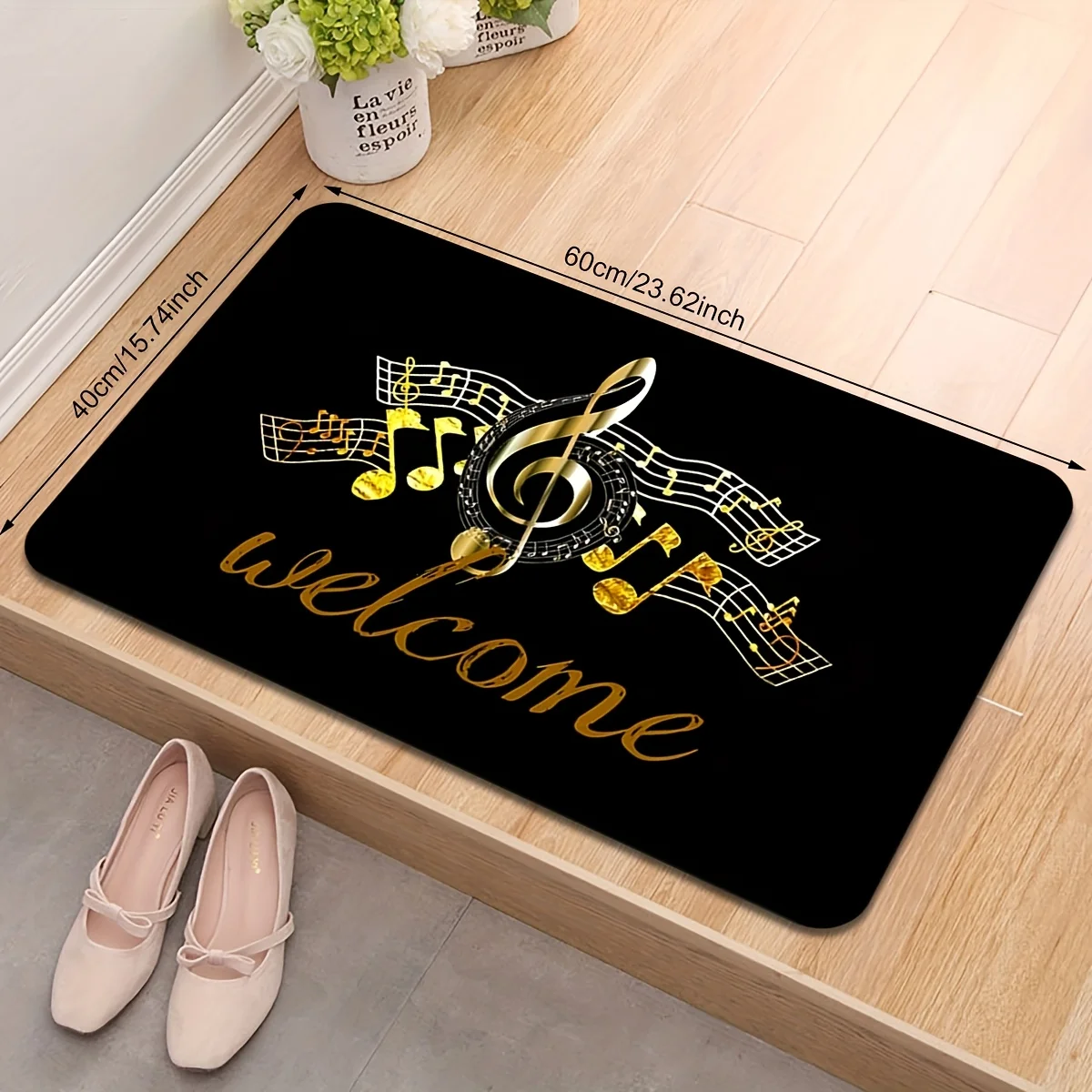سجادة فاخرة بتصميم نوتة موسيقي - مراجعة Home Textiles Notes وسعره