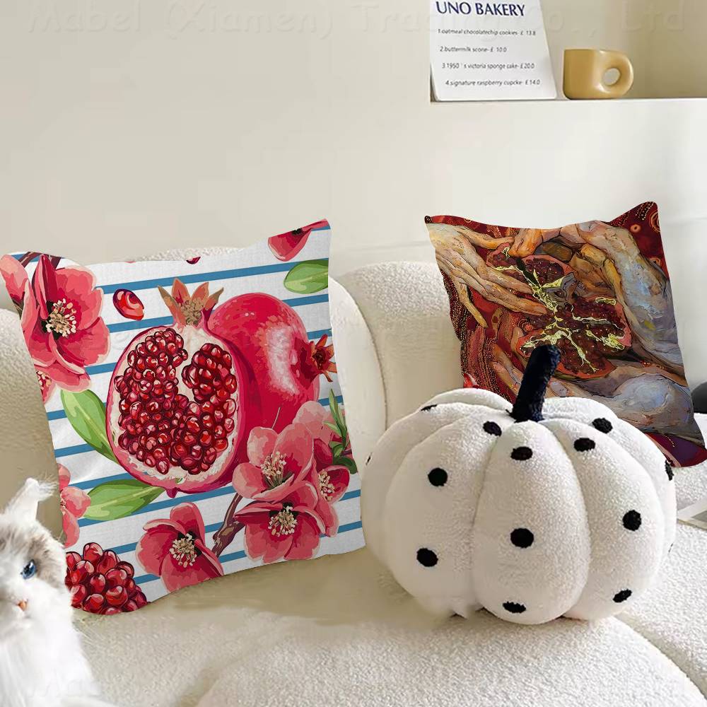 غطاء وسادة بتصميم الرمان، هداي - مراجعة Home Textiles And Furnishing وسعره