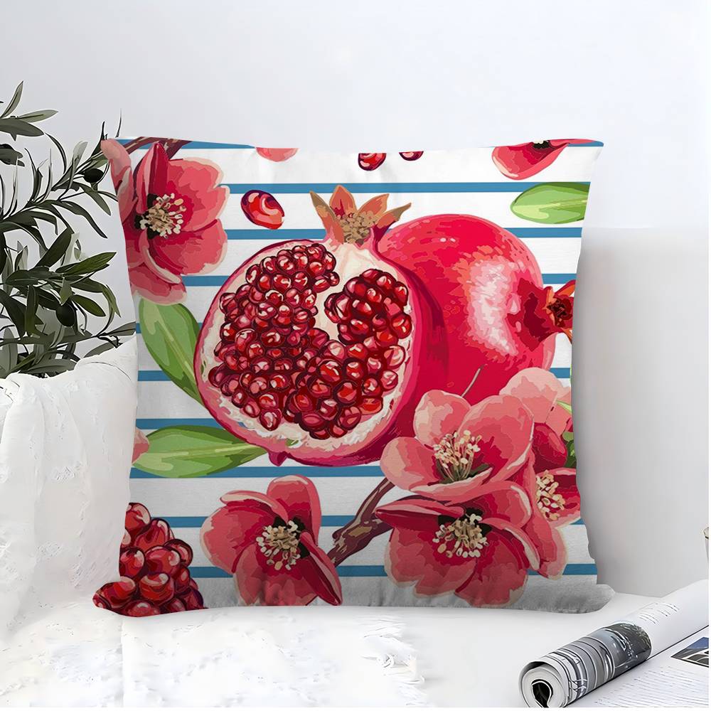 غطاء وسادة بتصميم الرمان، هداي - مراجعة Home Textiles And Furnishing وسعره