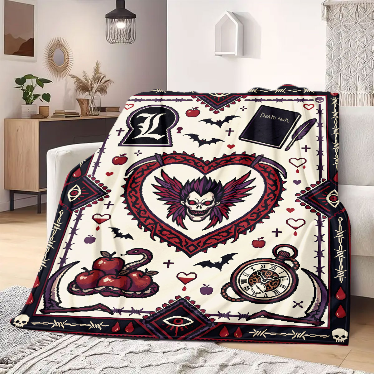 بطانية فلانيل مطبوعة بتصميم دي - مراجعة Home Textiles Notes وسعره