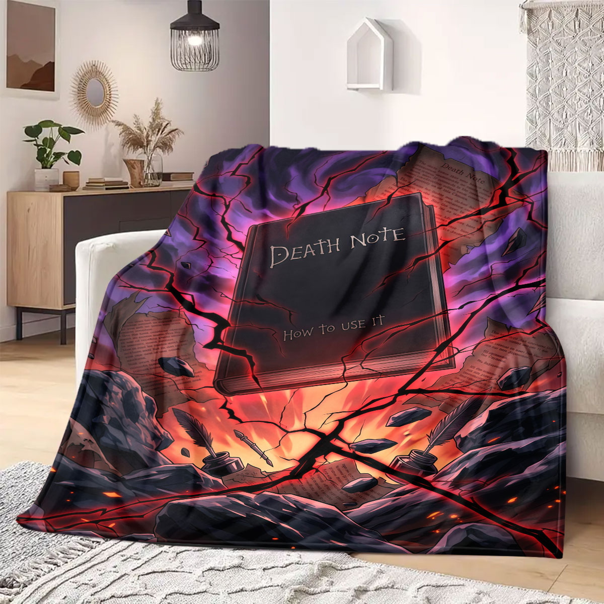 بطانية فلانيل مطبوعة بتصميم دي - مراجعة Home Textiles Notes وسعره