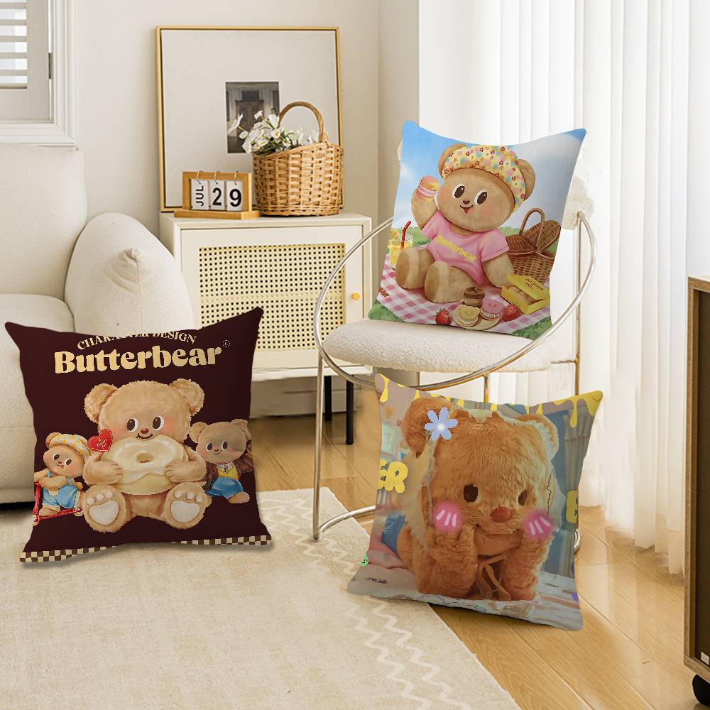غطاء وسادة لطيف على شكل دب برب - مراجعة Home Textiles And Furnishing وسعره