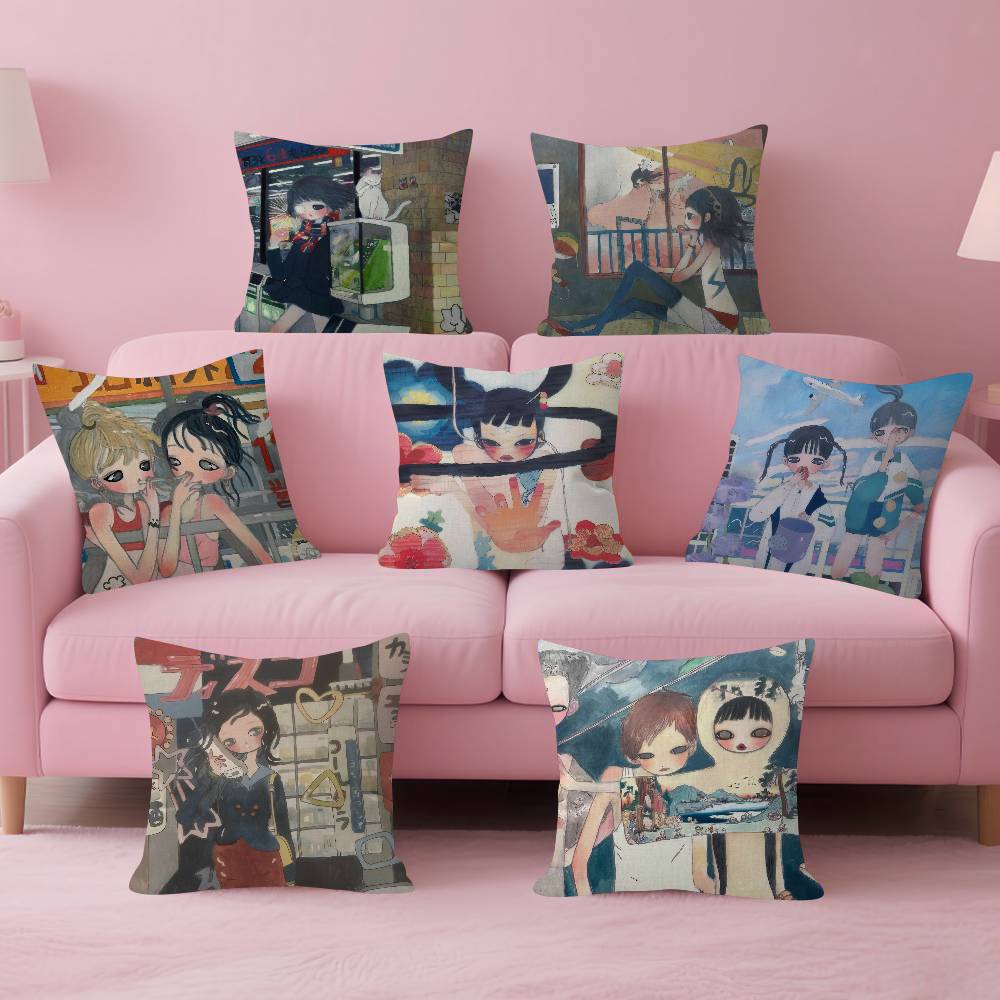 غطاء وسادة أنيمي بتصميم فتاة آ - مراجعة Aya Home Textiles وسعره