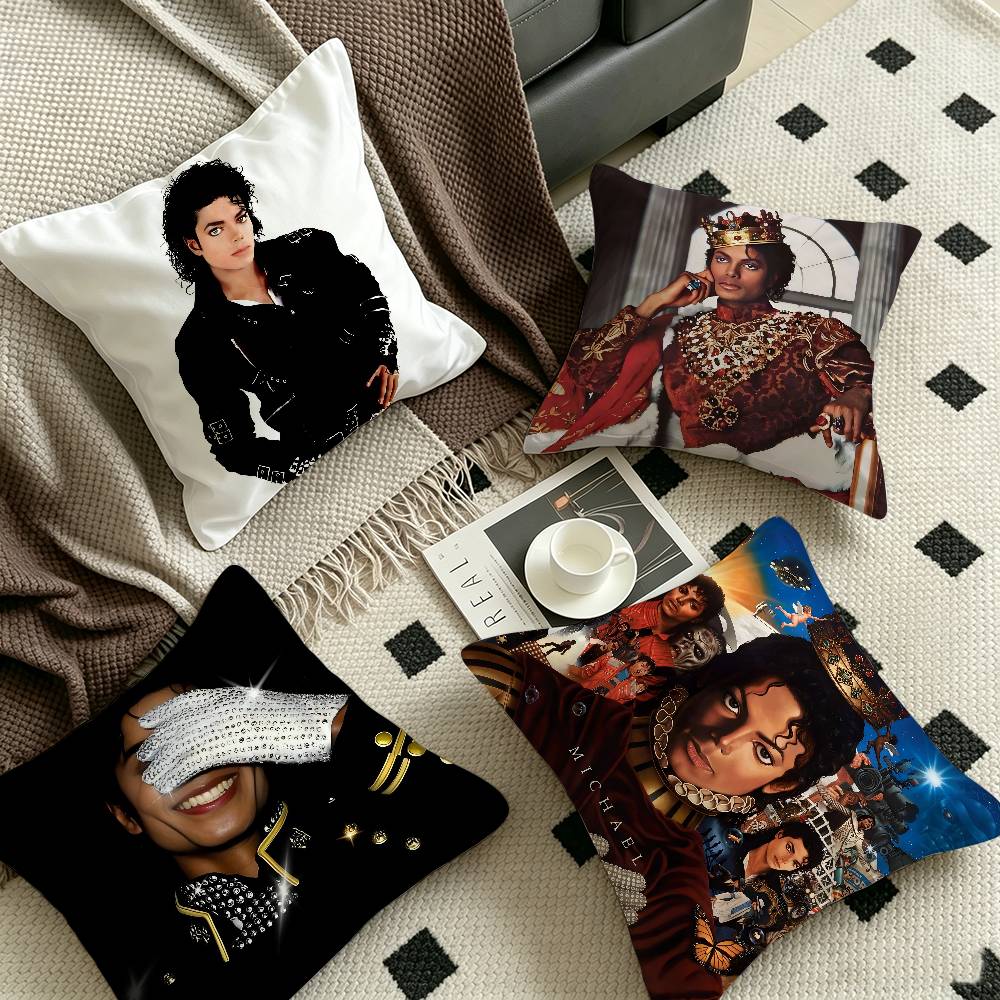 غطاء وسادة MJ M-مايكل ج-جاكسون - مراجعة Home Textiles And Furnishing وسعره