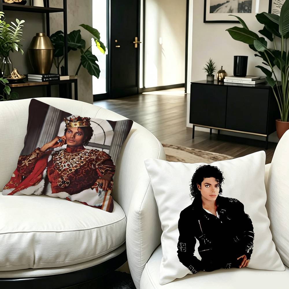 غطاء وسادة MJ M-مايكل ج-جاكسون - مراجعة Home Textiles And Furnishing وسعره